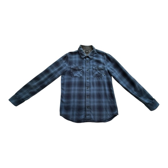 Vans | Off The Wall Plaid Button Down Flannel Shirt - Size Medium - Picture 3 of 10